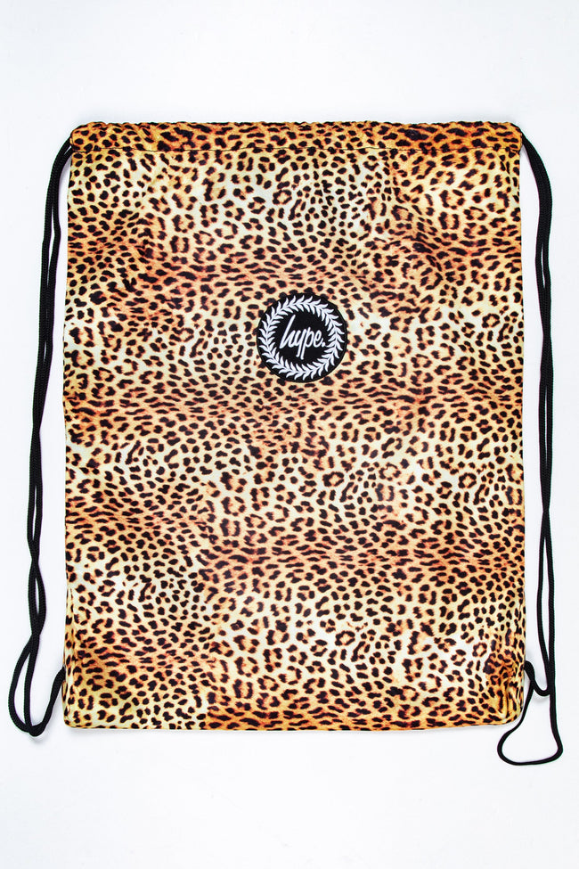 HYPE LEOPARD DRAWSTRING BAG