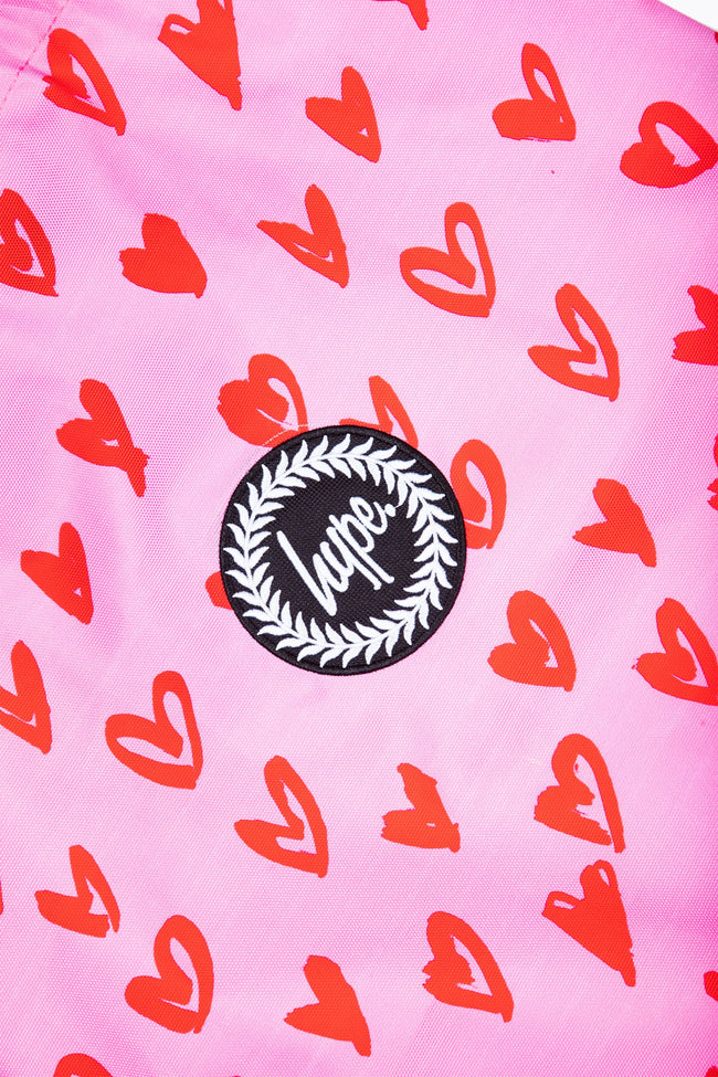 HYPE SCRIBBLE HEART DRAWSTRING BAG