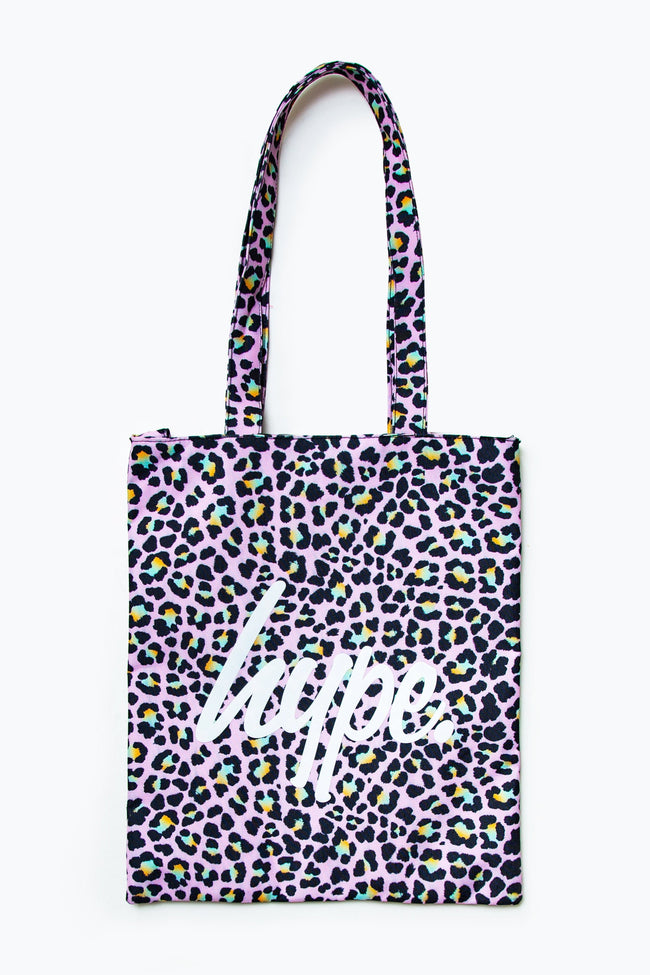 HYPE DISCO LEOPARD TOTE BAG