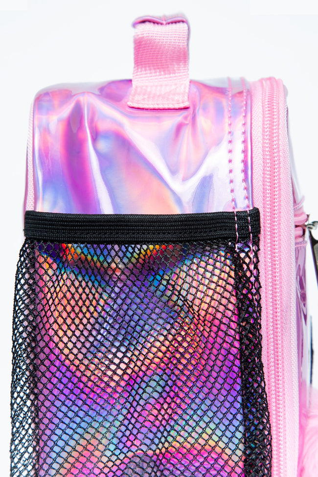 HYPE PINK HOLOGRAPHIC LUNCH BAG