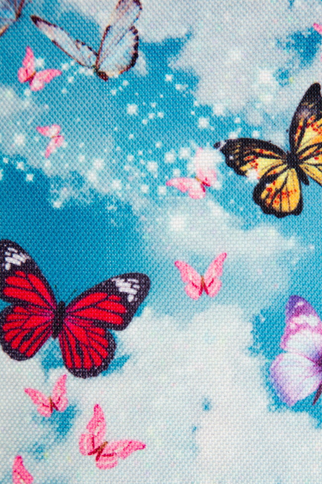 HYPE GLITTER BUTTERFLY SKIES LUNCH BAG