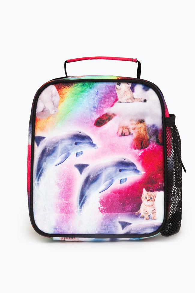 HYPE RAINBOW DOLPHIN LUNCH BAG