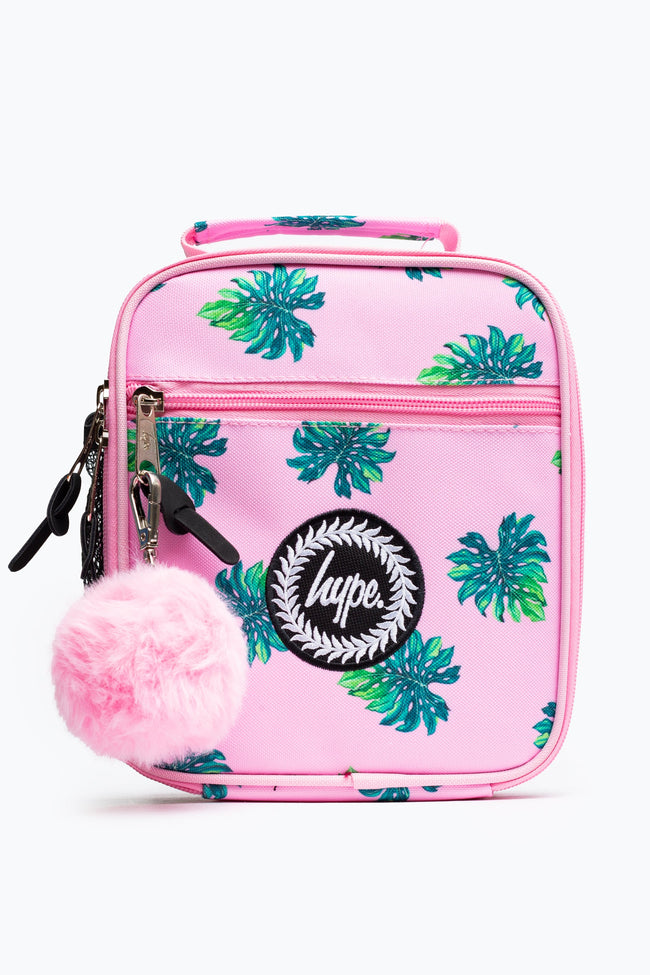 HYPE PINK PALM LUNCH BAG