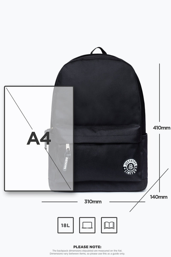 HYPE BLACK ENTRY BACKPACK