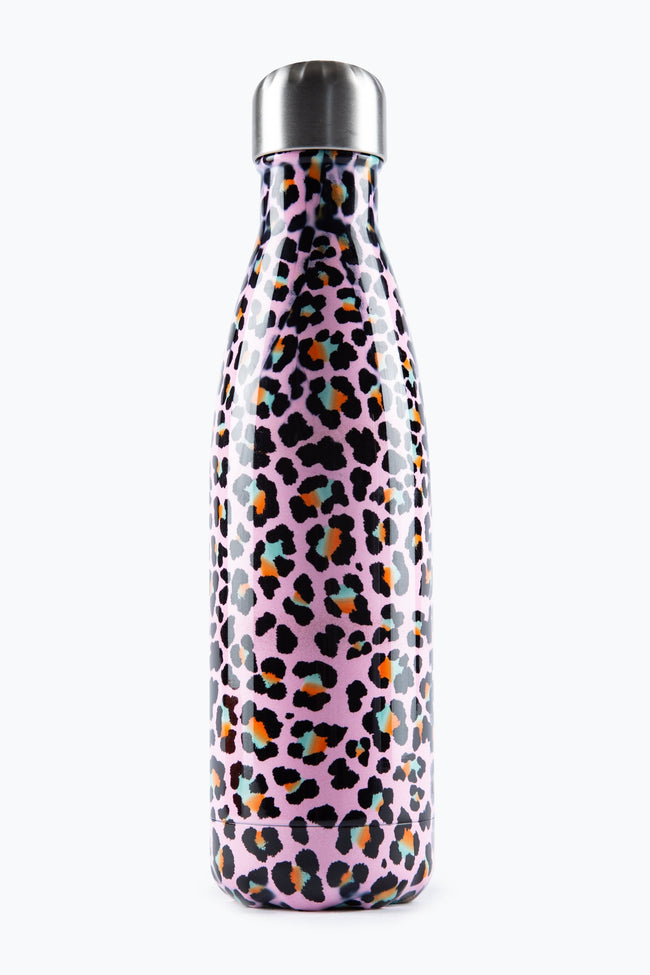 HYPE DISCO LEOPARD METAL WATER BOTTLE - 500ML