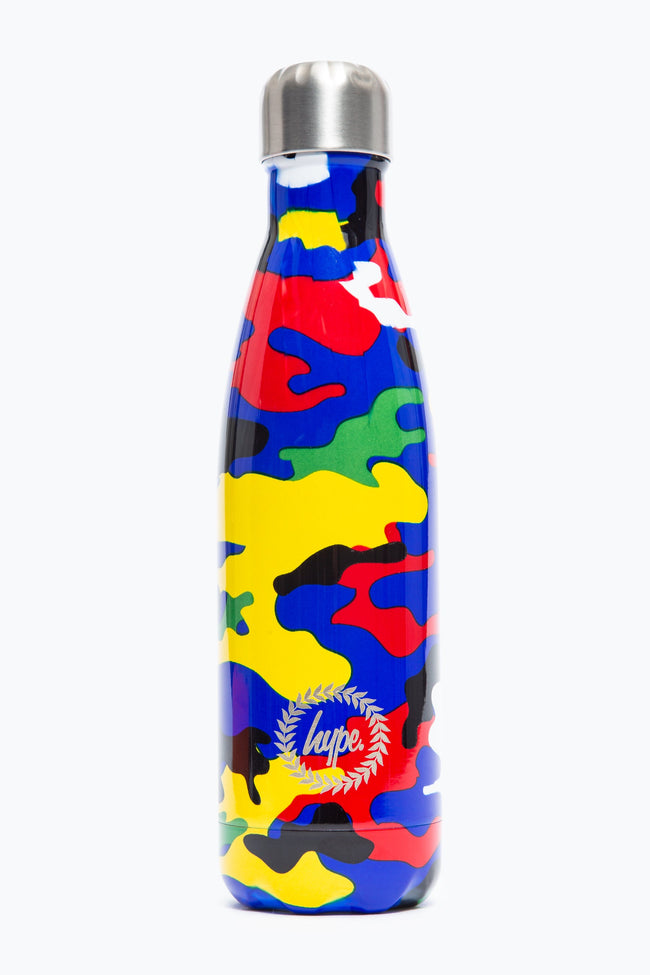 HYPE PRIMARY CAMO METAL WATER BOTTLE - 500ML