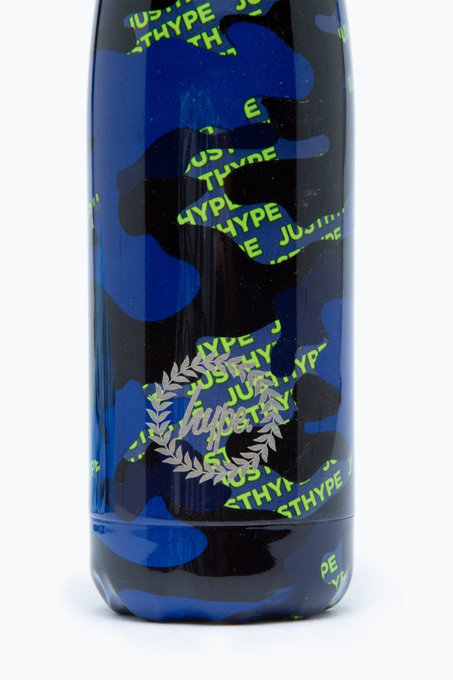 HYPE NEON LOGO CAMO METAL WATER BOTTLE - 500ML