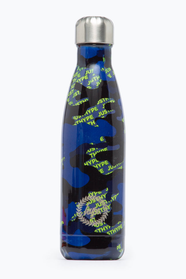 HYPE NEON LOGO CAMO METAL WATER BOTTLE - 500ML