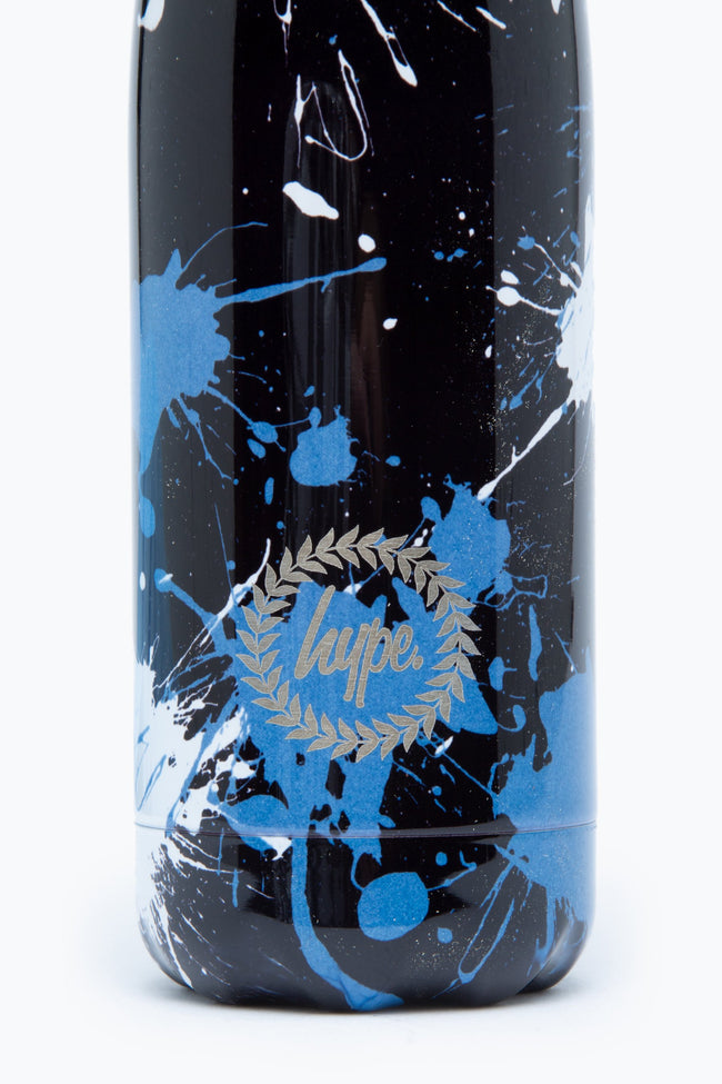 HYPE BLACK SPLATTER METAL WATER BOTTLE - 500ML