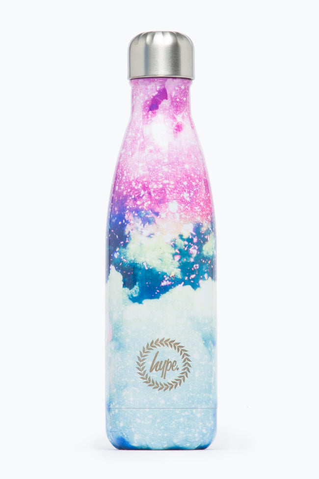 HYPE GLITTER SKIES METAL WATER BOTTLE - 500ML