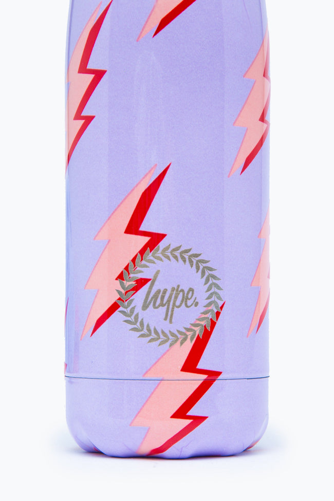 HYPE LILAC LIGHTNING METAL WATER BOTTLE - 500ML