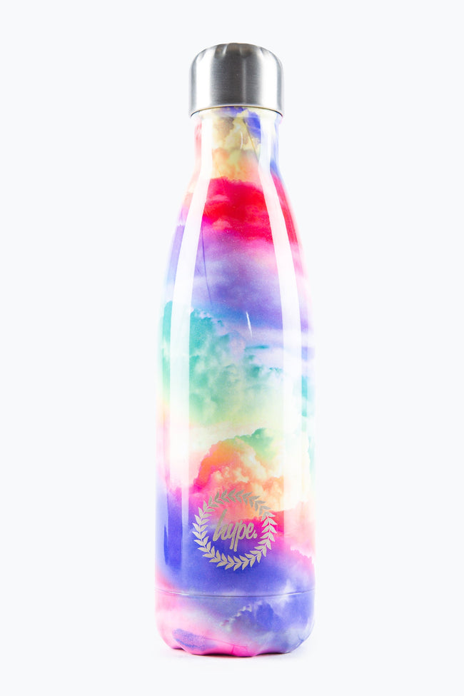 HYPE RAINBOW CLOUDS METAL WATER BOTTLE - 500ML