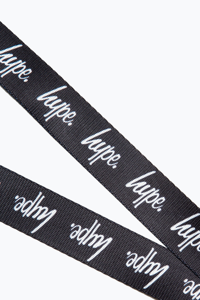 HYPE BLACK LOGO LANYARD