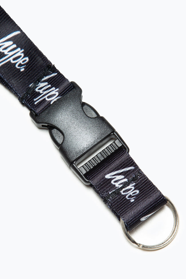 HYPE BLACK LOGO LANYARD