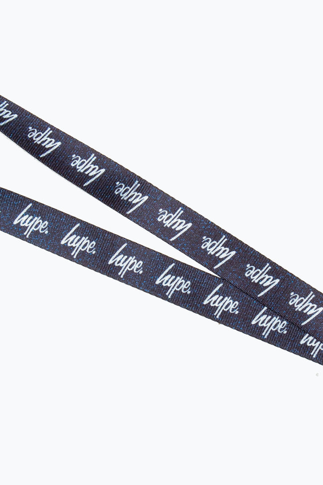 HYPE BLACK BLUE SPECKLE LANYARD