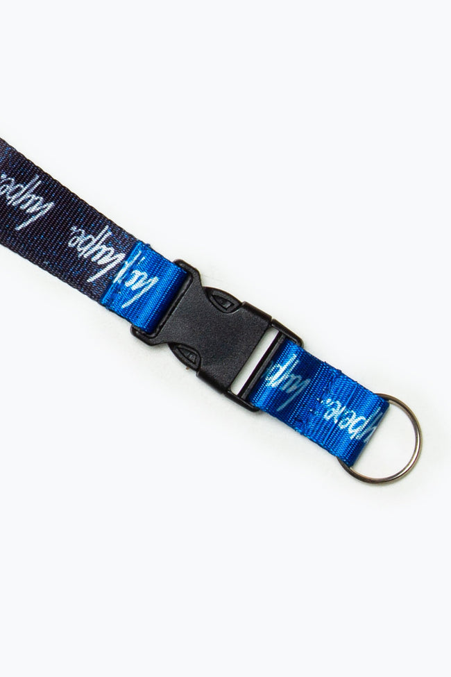 HYPE BLACK BLUE SPECKLE LANYARD