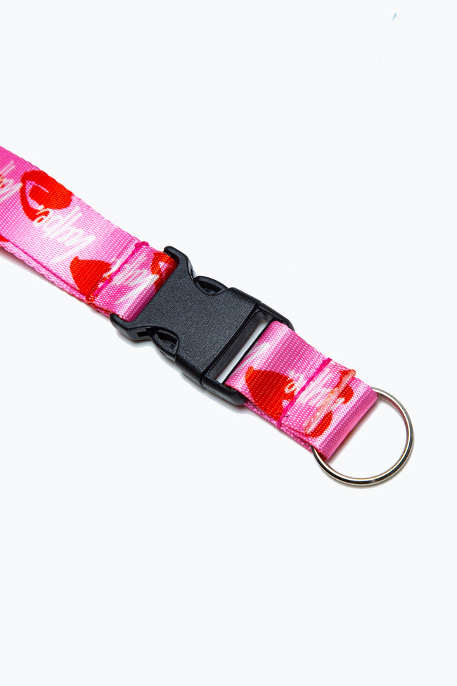 HYPE SCRIBBLE HEART LANYARD