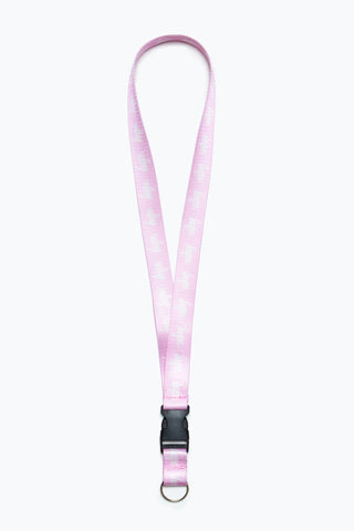 HYPE PINK LOGO LANYARD