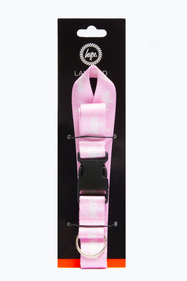 HYPE PINK LOGO LANYARD