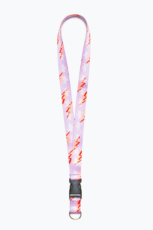 HYPE LILAC LIGHTNING LANYARD