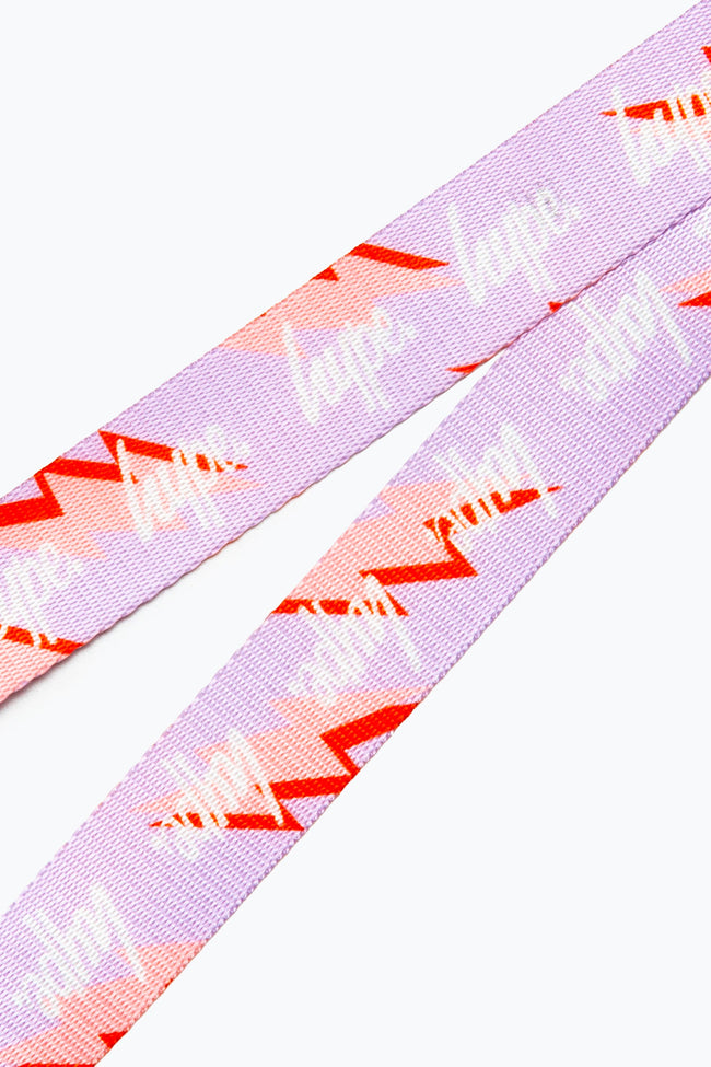 HYPE LILAC LIGHTNING LANYARD