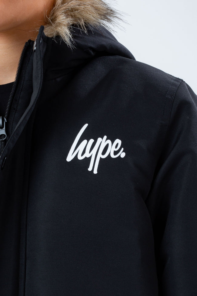 HYPE BLACK KIDS TRACK MASTER PARKA JACKET