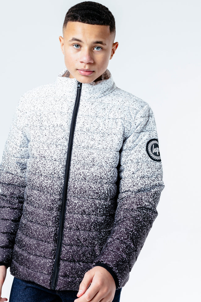 HYPE SPECKLE FADE BOYS LIGHTWEIGHT PUFFER JACKET