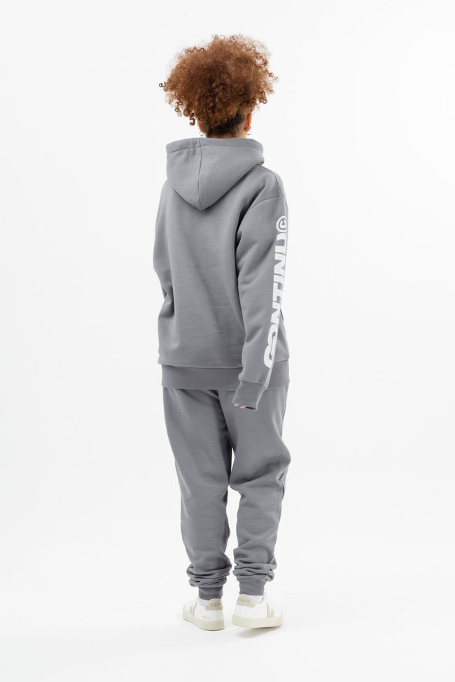 CONTINU8 CHARCOAL GREY OVERSIZED HOODIE