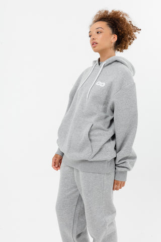 CONTINU8 GREY OVERSIZED HOODIE