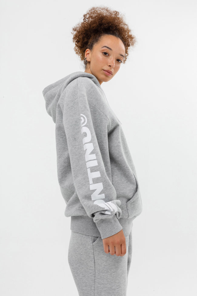 CONTINU8 GREY OVERSIZED HOODIE