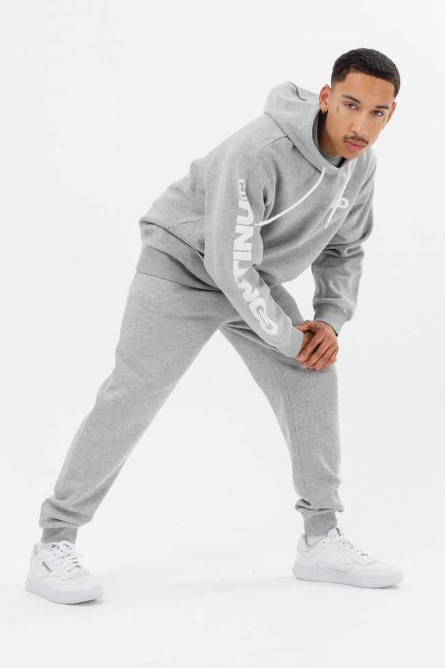 CONTINU8 GREY OVERSIZED HOODIE