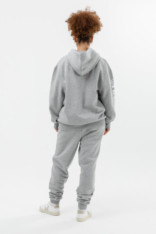 CONTINU8 GREY OVERSIZED HOODIE