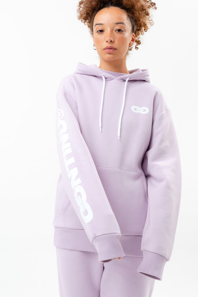 CONTINU8 LILAC OVERSIZED HOODIE