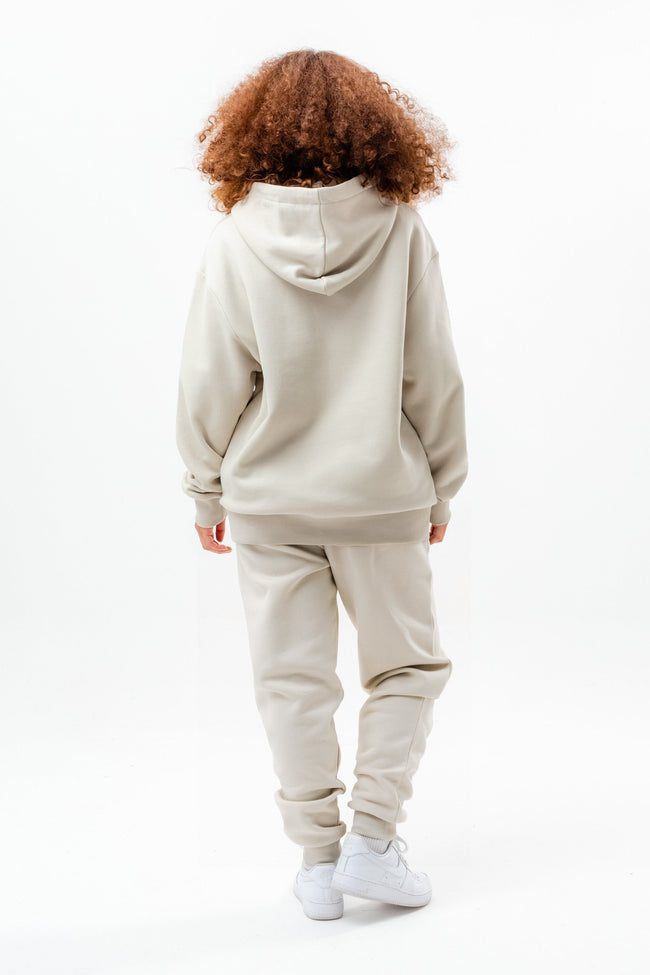 CONTINU8 BEIGE OVERSIZED HOODIE