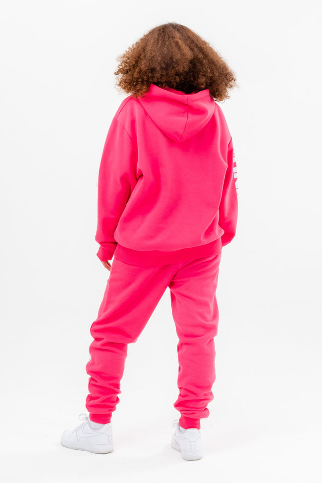 CONTINU8 PINK OVERSIZED HOODIE