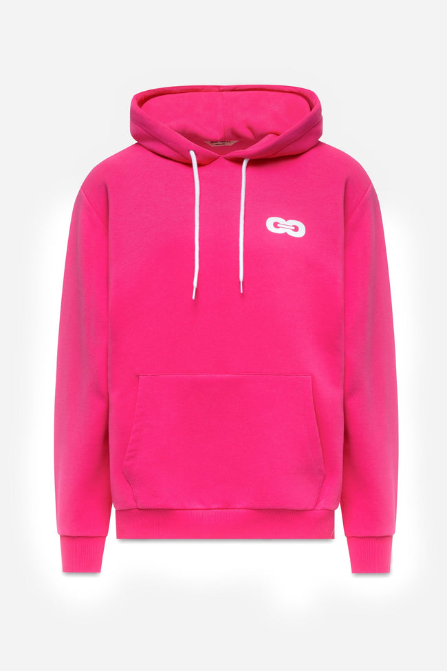 CONTINU8 PINK OVERSIZED HOODIE