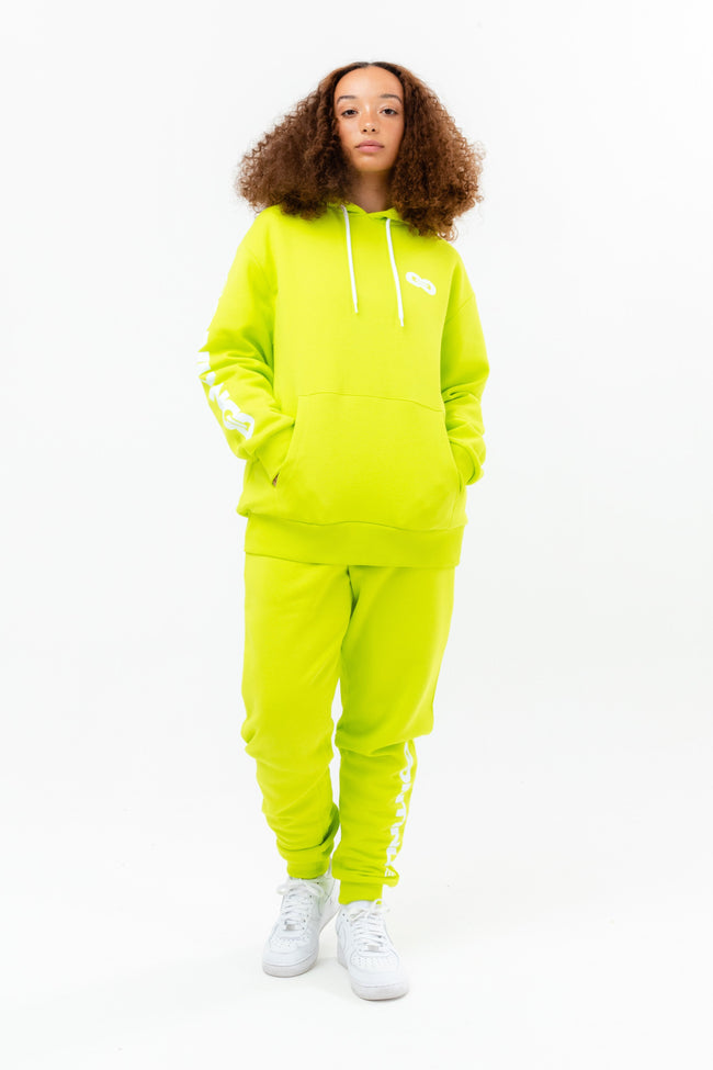 CONTINU8 NEON GREEN OVERSIZED HOODIE