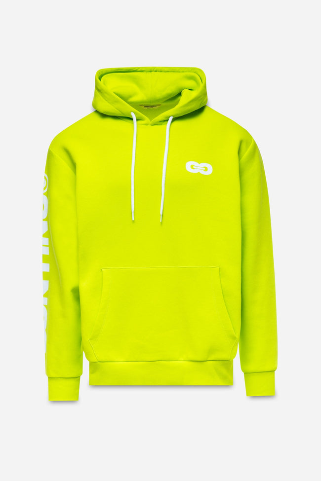 CONTINU8 NEON GREEN OVERSIZED HOODIE