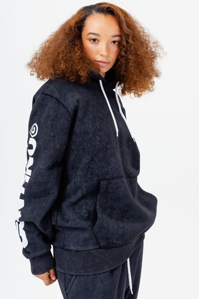 CONTINU8 ADULT BLACK OVERSIZED HOODIE