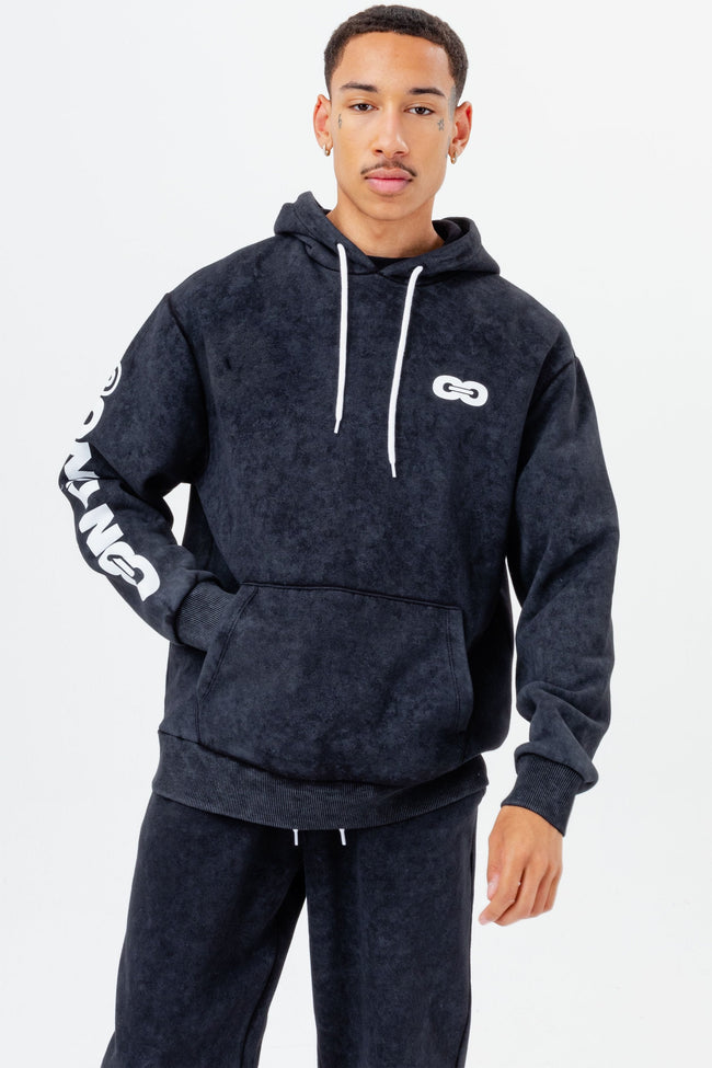 CONTINU8 ADULT BLACK OVERSIZED HOODIE