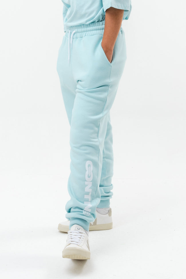 CONTINU8 PALE BLUE JOGGERS