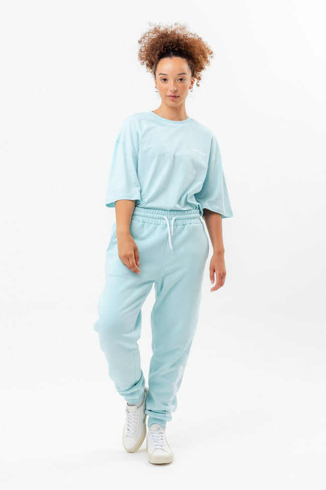 CONTINU8 PALE BLUE JOGGERS