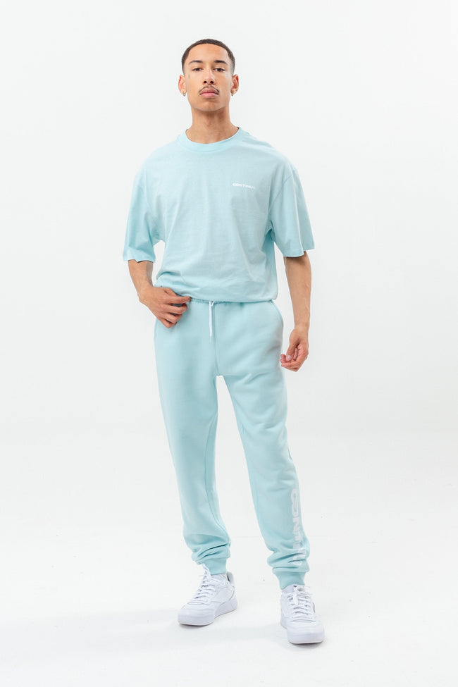 CONTINU8 PALE BLUE JOGGERS