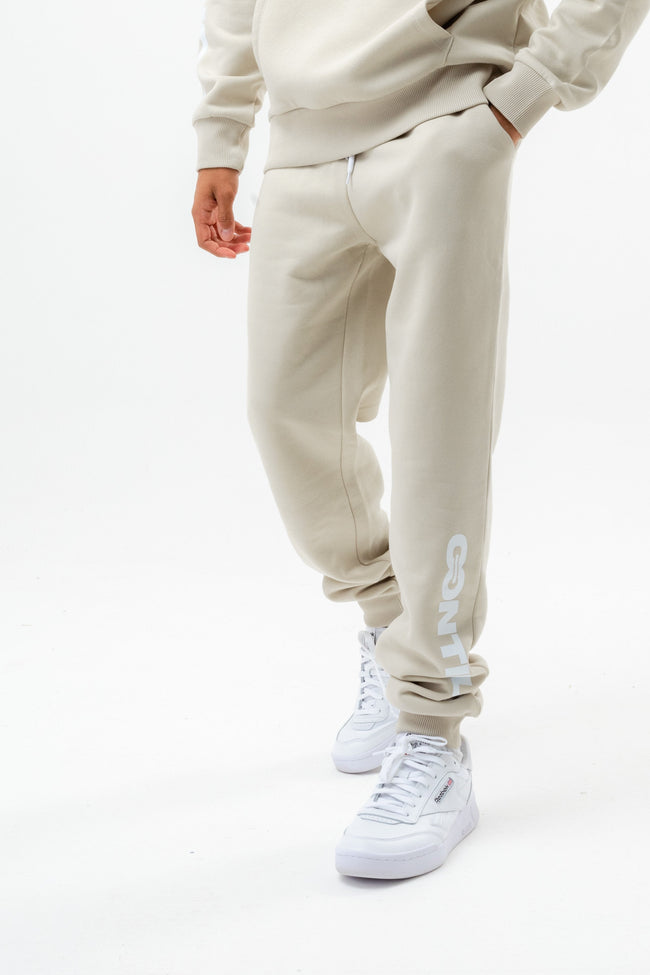 CONTINU8 BEIGE JOGGERS