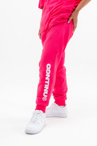 CONTINU8 PINK JOGGERS