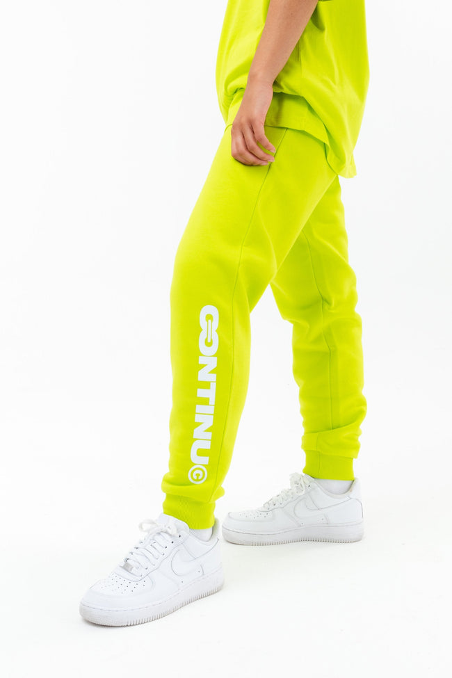 CONTINU8 YELLOW JOGGERS