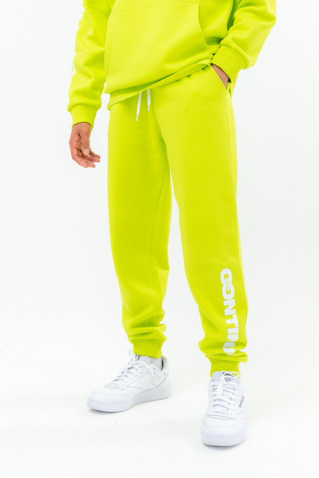 CONTINU8 YELLOW JOGGERS