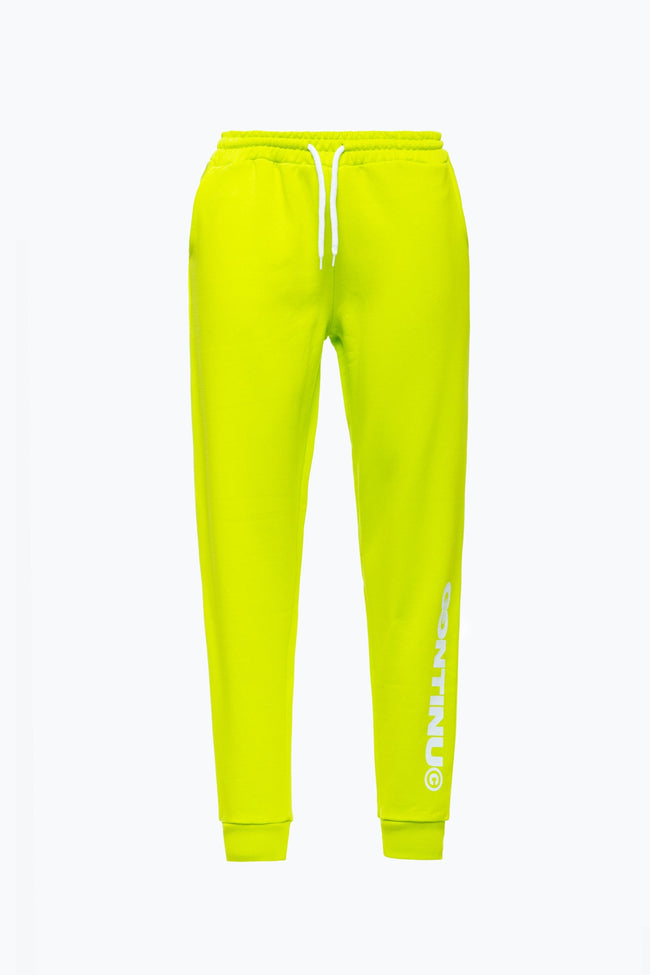 CONTINU8 YELLOW JOGGERS