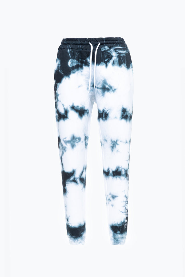 CONTINU8 BLACK TIE DYE JOGGERS