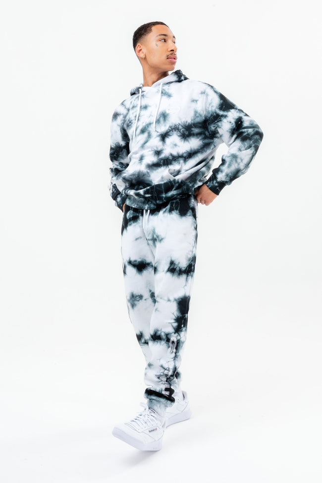 CONTINU8 BLACK TIE DYE JOGGERS